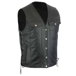 Men Leather Vest