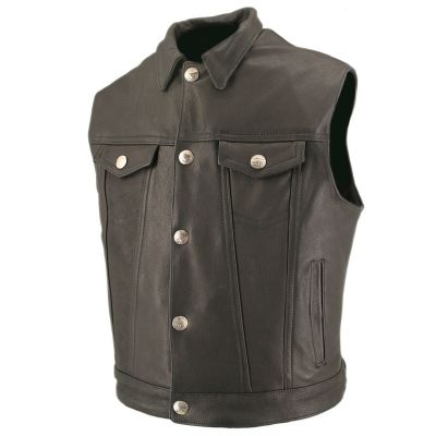 Men Leather Vest