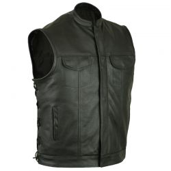 Men Leather Vest