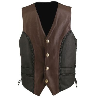 Men Leather Vest