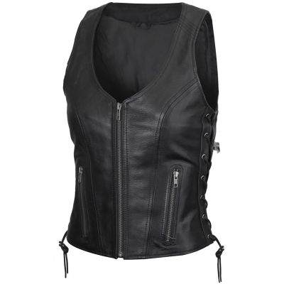 Women Leather Vest