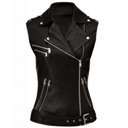 Women Leather Vest