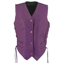 Women Leather Vest